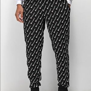champion track pants (allover logo)